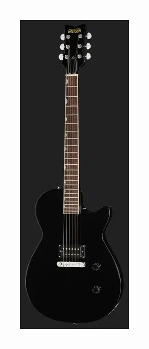 Gretsch STRML JET CLB 1PU JT BLK, paletta con meccaniche e logo