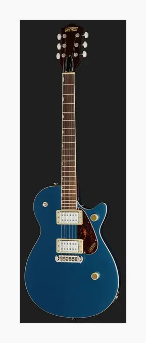 Gretsch Strml Jet Clb DRK DENM, pickup e manopole dei controlli