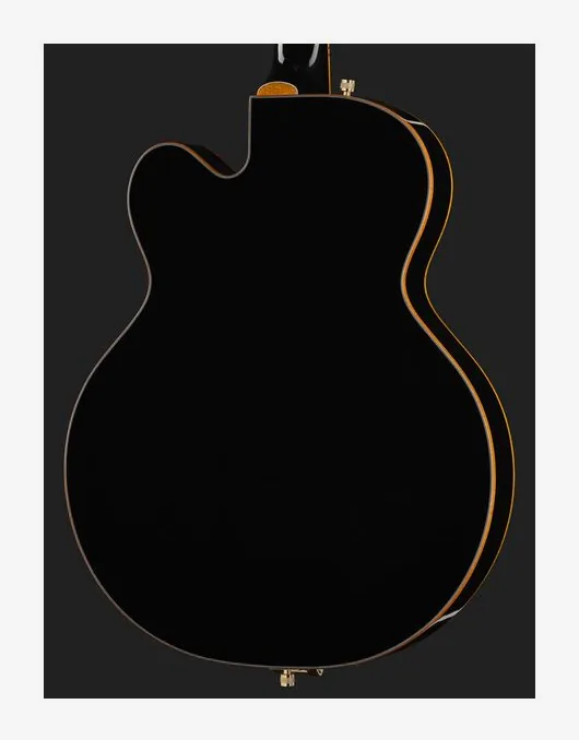Gretsch Synchromatic Falcon BB Black, curve del body viste dall'alto