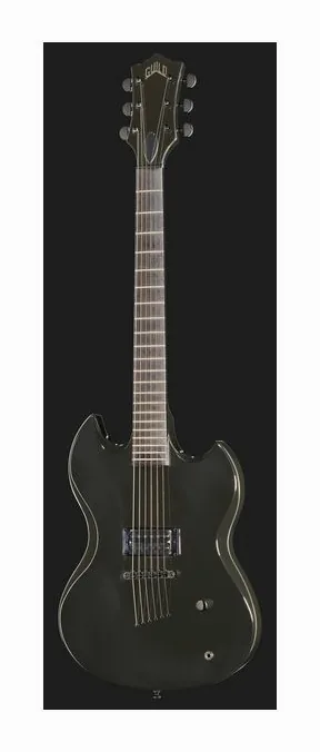 Guild Polara Night Edition Tungsten, corpo e verniciatura in primo piano