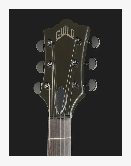 Guild Polara Night Edition Tungsten, corpo e verniciatura in primo piano