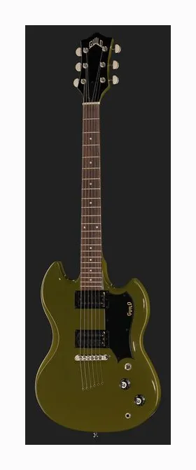 Guild Polara Phantom Green, capotasto e prime posizioni della tastiera