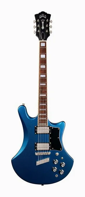 Guild S-300 Deluxe NBM, paletta con meccaniche e logo