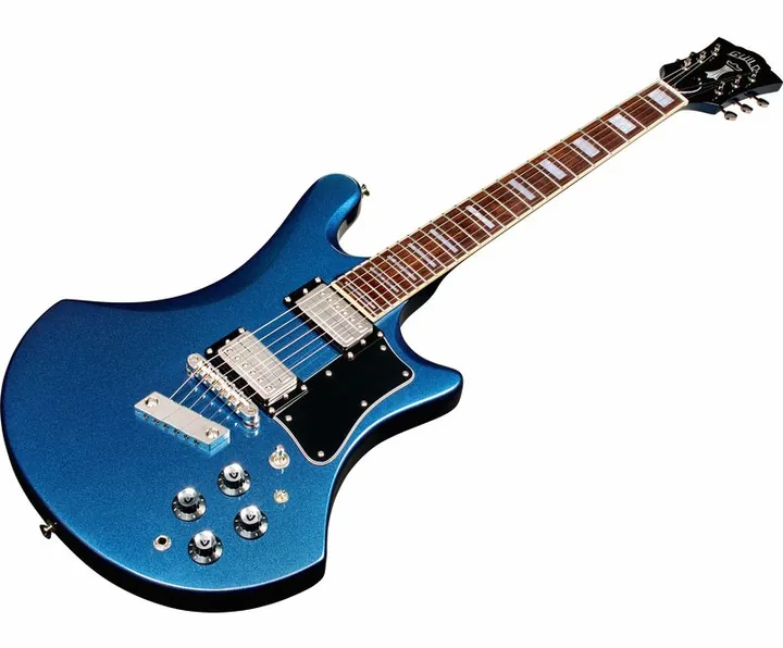 Guild S-300 Deluxe NBM, curve del body viste dall'alto