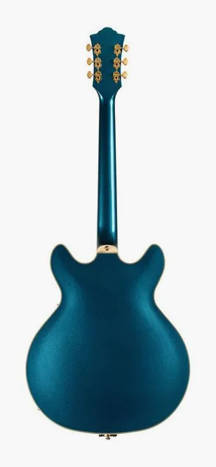 Guild Starfire Custom DC GVT TTD, corpo e verniciatura in primo piano