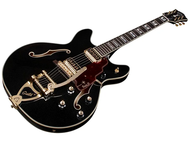 Guild Starfire Custom DC GVT BM, corpo e verniciatura in primo piano