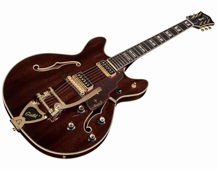 Guild Starfire Custom DC GVT NST, manico e tastiera visti di lato