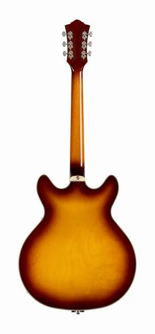 Guild Starfire Custom DC GVT ST, curve del body viste dall'alto