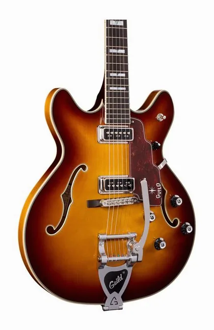 Guild Starfire Custom DC GVT ST, capotasto e prime posizioni della tastiera
