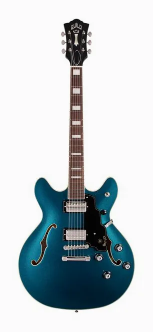 Guild Starfire Deluxe DC TTD, vista posteriore del corpo