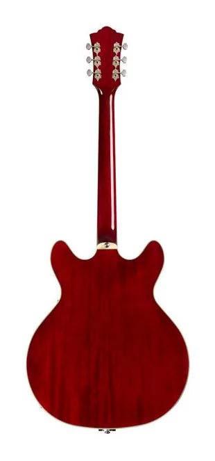 Guild Starfire Deluxe DC GVT CH, manico e tastiera visti di lato