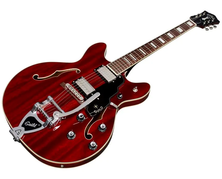 Guild Starfire Deluxe DC GVT CH, selettore pickup e jack di uscita