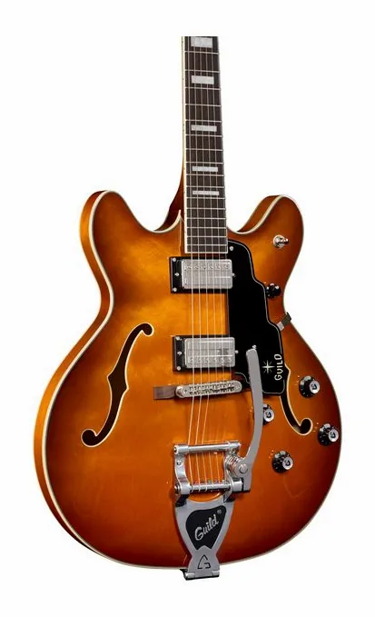 Guild Starfire Deluxe DC GVT HB, paletta con meccaniche e logo