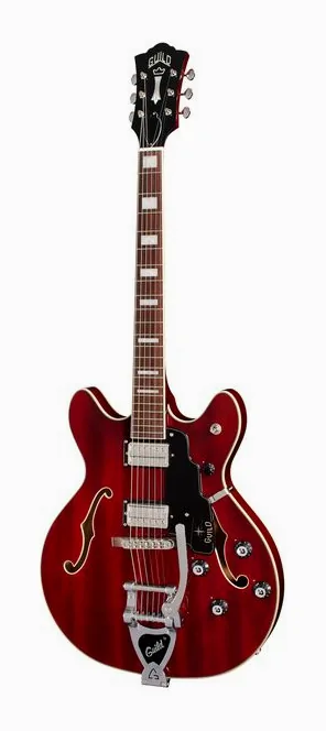 Guild Starfire Deluxe DC GVT CH visto di fronte