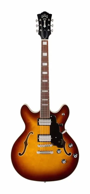 Guild Starfire Deluxe DC ST, vista posteriore del corpo