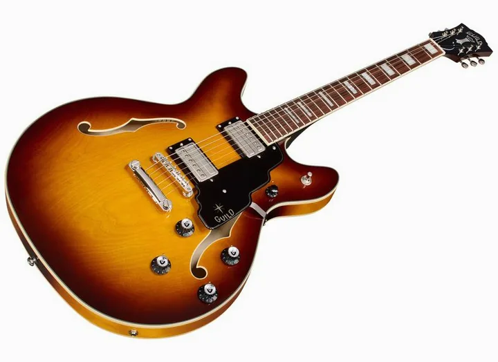 Guild Starfire Deluxe DC ST, pickup e manopole dei controlli