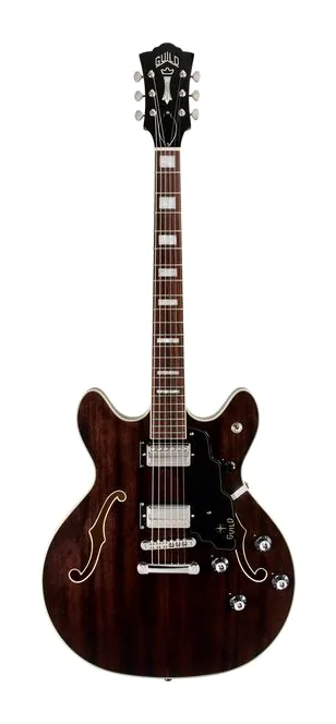 Guild Starfire Deluxe DC NST, curve del body viste dall'alto