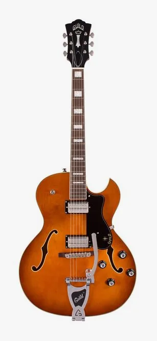 Guild Starfire Deluxe SC GVT HB, selettore pickup e jack di uscita