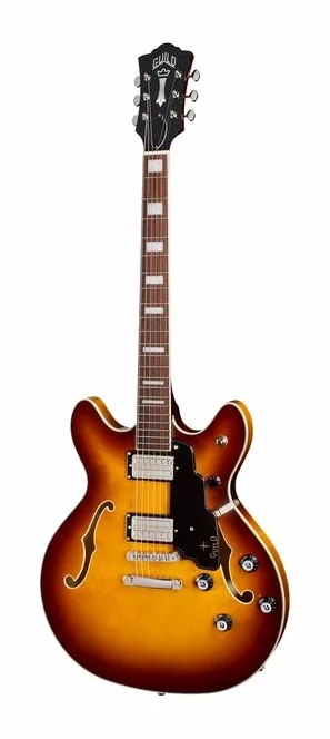 Guild Starfire Deluxe DC ST visto di fronte