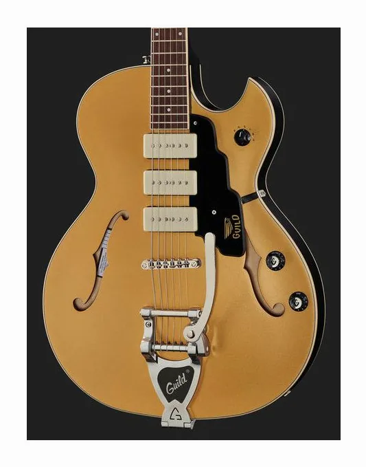 Guild Starfire I Jet 90 Gold Top, profilo laterale del corpo