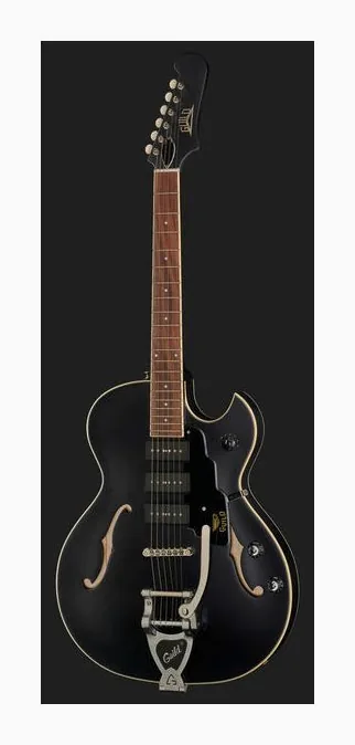Guild Starfire I Jet 90 Satin Black, capotasto e prime posizioni della tastiera