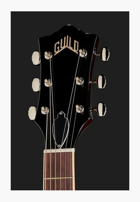 Guild Starfire I SC Antique Burst, corpo e verniciatura in primo piano