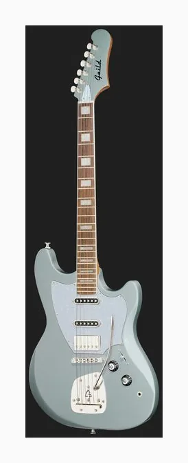 Guild Surfliner Deluxe Glacier Blue, curve del body viste dall'alto
