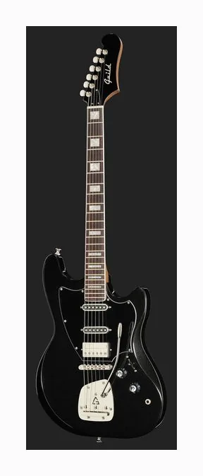 Guild Surfliner Deluxe BM, corpo e verniciatura in primo piano