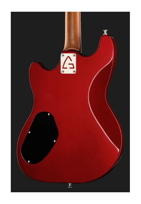 Guild Surfliner Deluxe Scarlett Red, paletta con meccaniche e logo