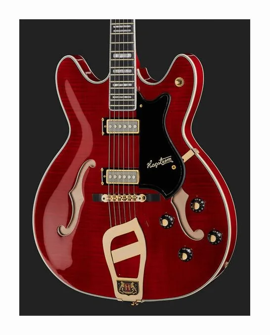 Hagstrom ´67 Viking II WCT, corpo e verniciatura in primo piano