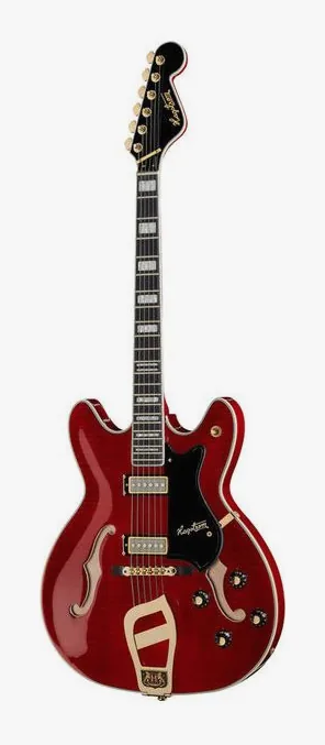 Hagstrom ´67 Viking II WCT inquadrato di fronte su sfondo neutro