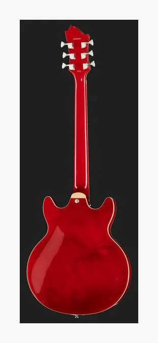 Hagstrom Alvar WCT, corpo e verniciatura in primo piano