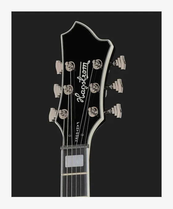 Hagstrom Fantomen Cosmic Black Burst, capotasto e prime posizioni della tastiera