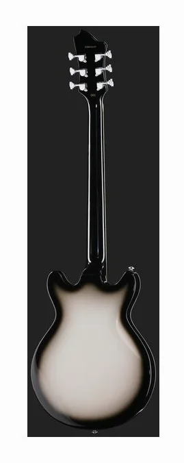 Hagstrom Megin Grey Burst, vista posteriore del corpo