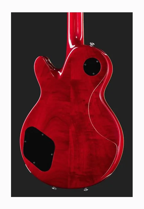 Hagstrom Super Swede Crimson Flame, curve del body viste dall'alto