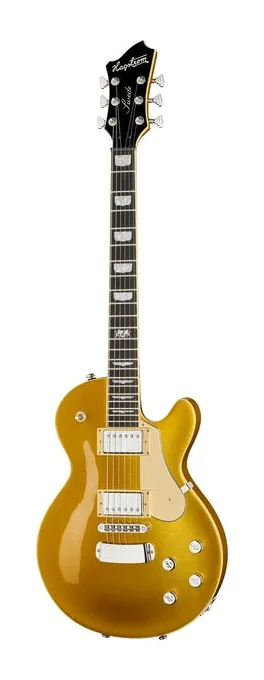 Hagstrom Swede Gold in primo piano frontale