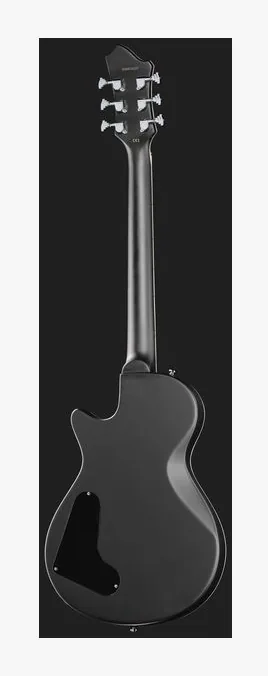 Hagstrom Ultra Max Black Satin, corpo e verniciatura in primo piano
