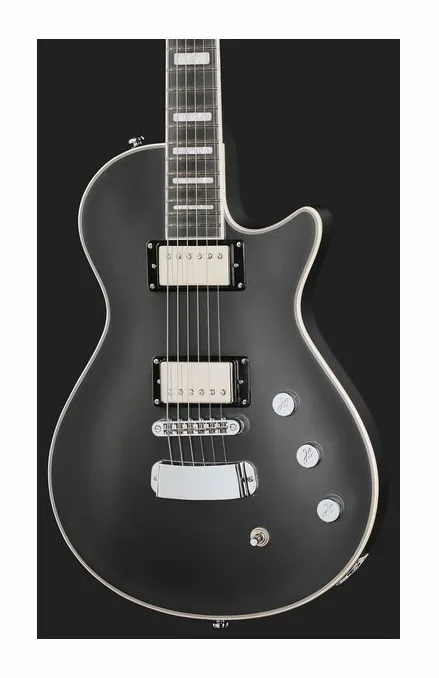 Hagstrom Ultra Max Black Satin, pickup e manopole dei controlli