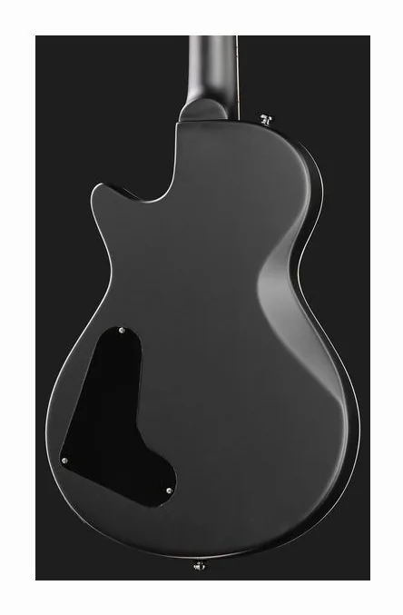 Hagstrom Ultra Max Black Satin, corpo e verniciatura in primo piano
