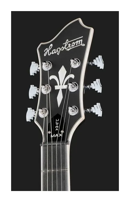 Hagstrom Ultra Max Black Satin, capotasto e prime posizioni della tastiera
