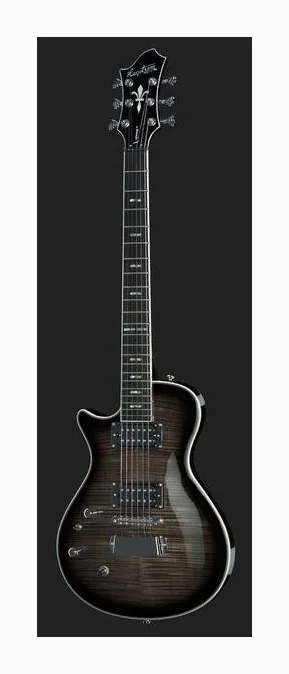 Hagstrom Ultra Swede CBB LH, paletta con meccaniche e logo