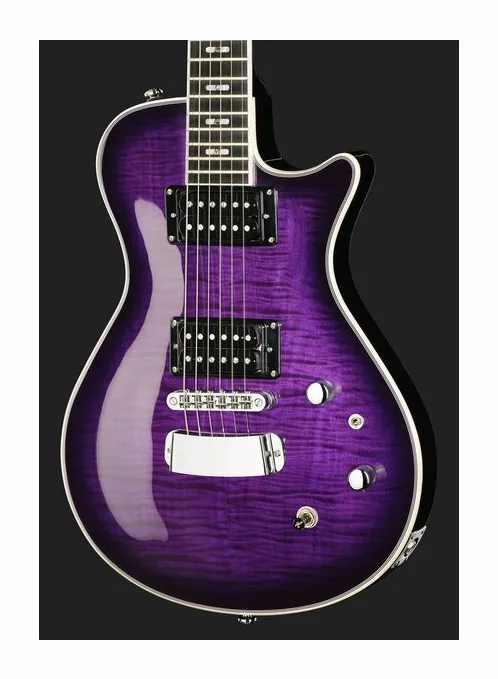 Hagstrom Ultra Swede Mystique Burst, paletta con meccaniche e logo