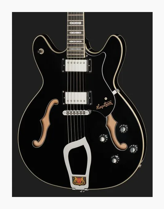 Hagstrom Viking Black, capotasto e prime posizioni della tastiera
