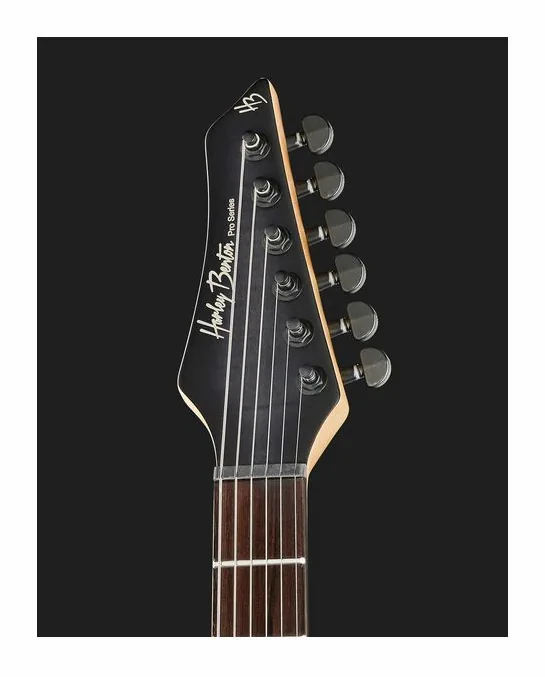 Harley Benton Amarok-6 BKNT Flame Burst, ponte e meccaniche di intonazione