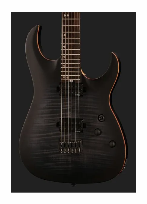Harley Benton Amarok-BT BKNT Flame Burst, selettore pickup e jack di uscita