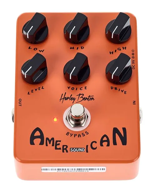 Harley Benton American TrueTone, grafica del pannello superiore
