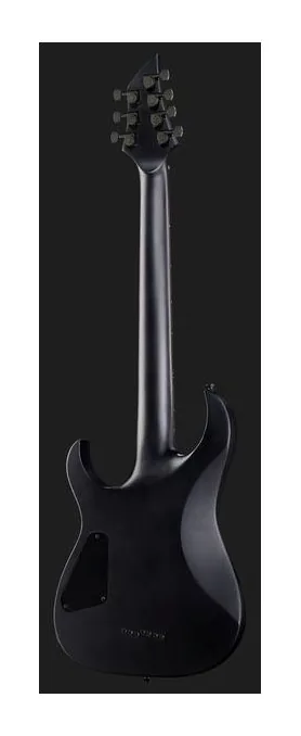 Harley Benton Baritone-7 SBK, paletta con meccaniche e logo