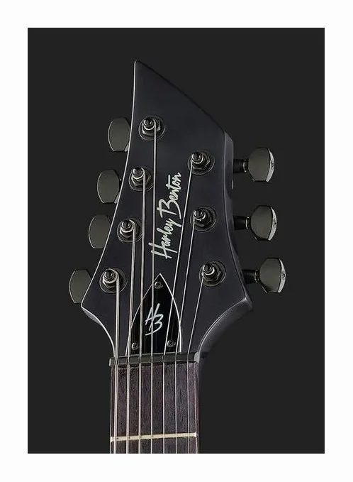 Harley Benton Baritone-7 SBK, capotasto e prime posizioni della tastiera
