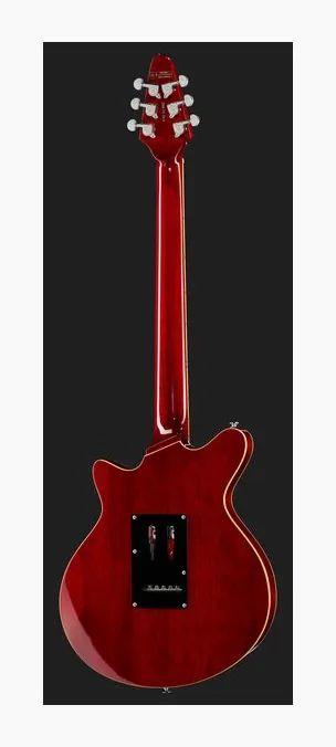 Harley Benton BM-75 Trans Red Deluxe Series, profilo laterale del corpo