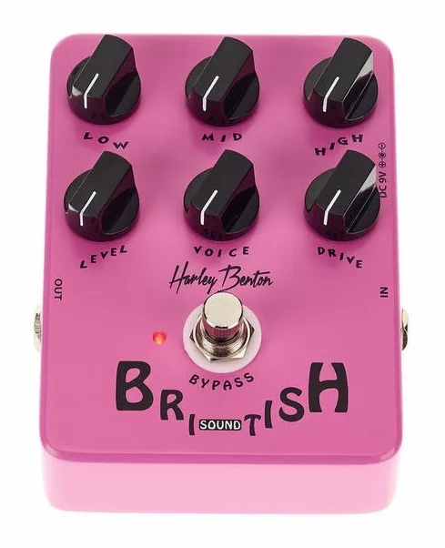 Harley Benton British TrueTone, manopole viste dall'alto